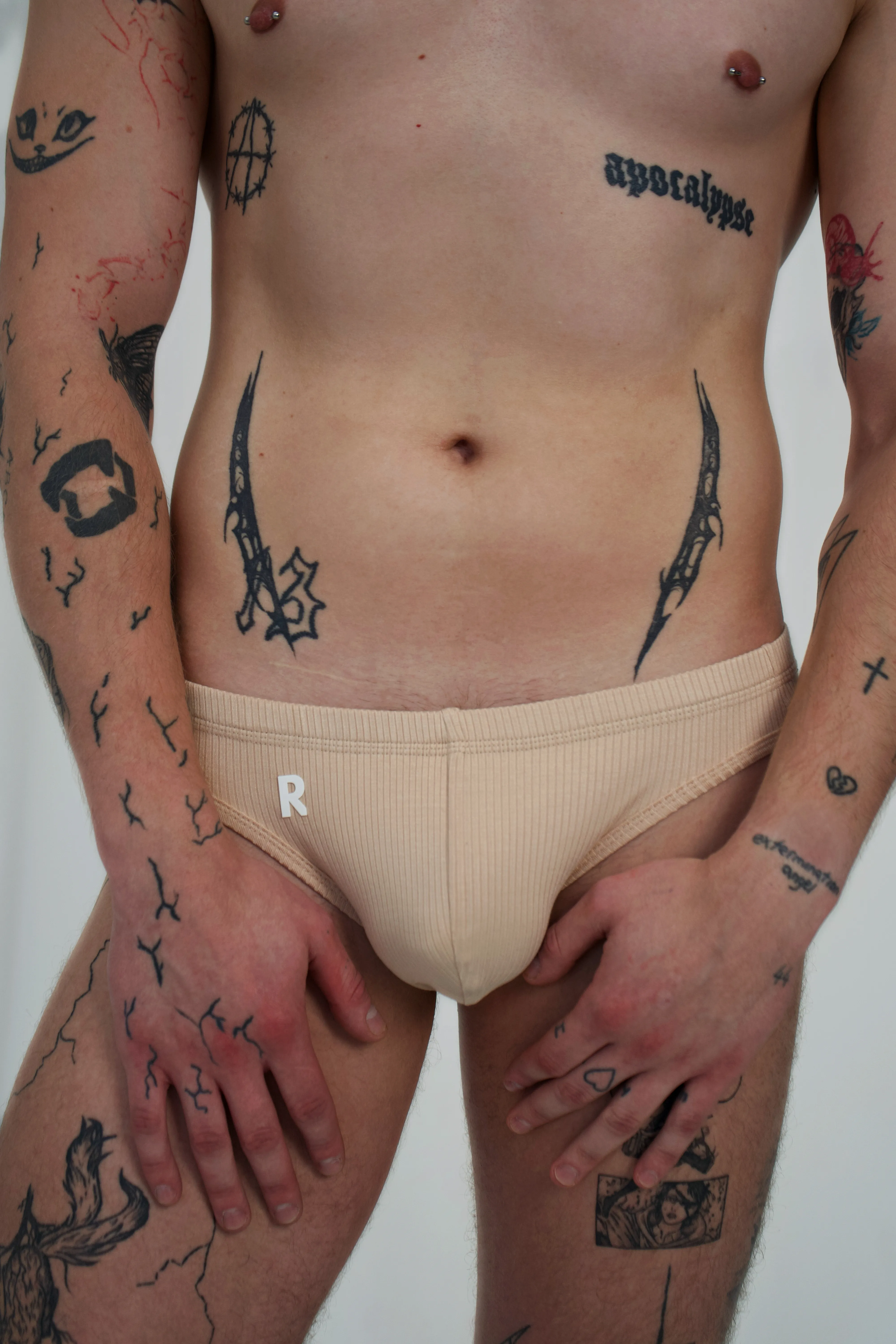 Beige underwear